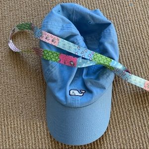 Vineyard Vines Baseball Hat and Lanyard Duo